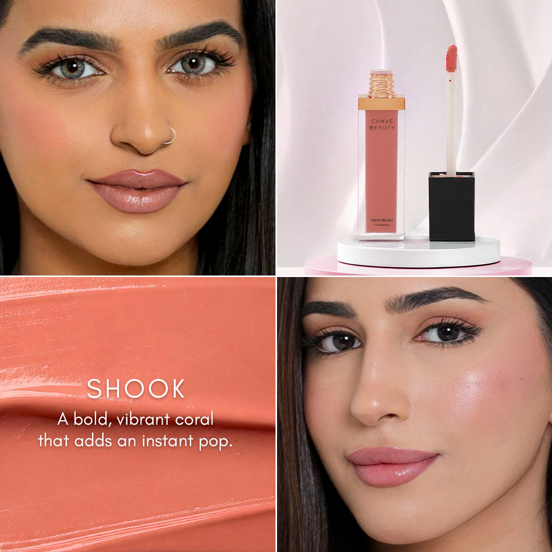Liquid Blush – SHOOK | Silky Glow, Blendable, Radiant | 7ml